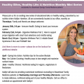 Steamboat Springs Healthy Bites, Healthy Life: A Nutrition Monthly Mini Series